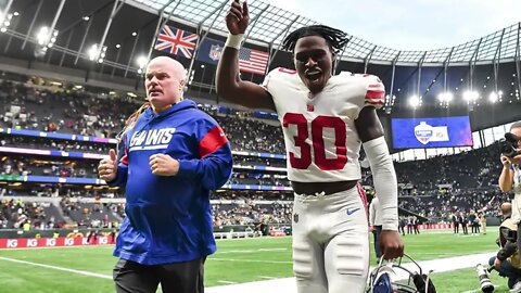 Giants' Darnay Holmes asks fans to get their minds out of the gutter after viral video