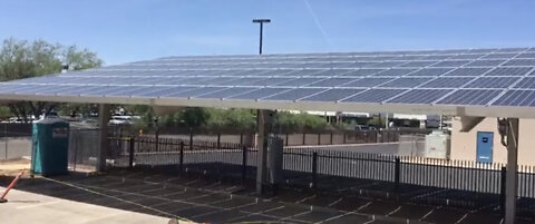 Gigantic Solar Carport in Arizona - Southern Solar Structures