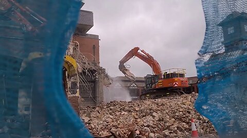 Demolition of the Galleries shopping centre in Wigan 2023. (part 4)