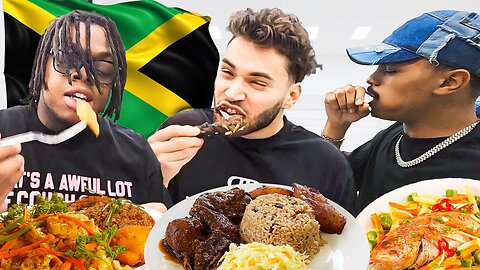 Adin Ross First Time Eating Jamaican Food..😂