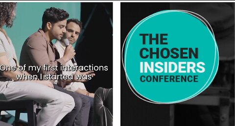 Paras Patel aka our Matthew at the Chosen Insiders Conference touching moment with him- new video