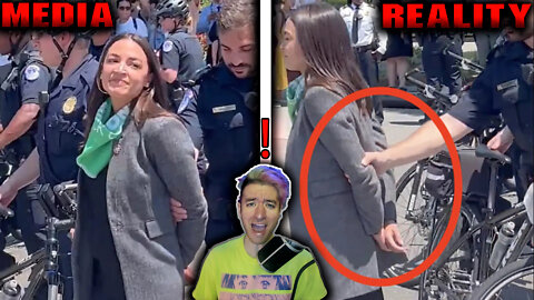 WATCH: AOC Fakes Being Handcuffed Outside the Supreme Court – Johnny Massacre Show 487