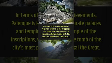 Did You Know: The Advanced Engineering and Architectural Feats of Palenque... #shorts #history