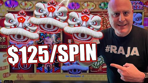 DON'T TRY THIS AT HOME! ✮ $125 SPINS ON HIGH LIMIT SLOTS!