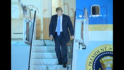 President Trump arrives in Las Vegas