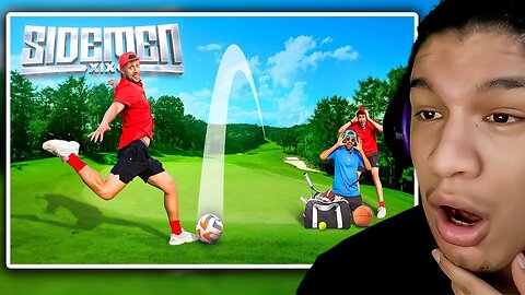 American Reacts to SIDEMEN ALL SPORTS GOLF BATTLE (EUROPE EDITION)