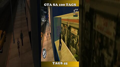 GTA SAN ANDREAS 100 TAGS TAG 45 #shorts #semedissaum #gta