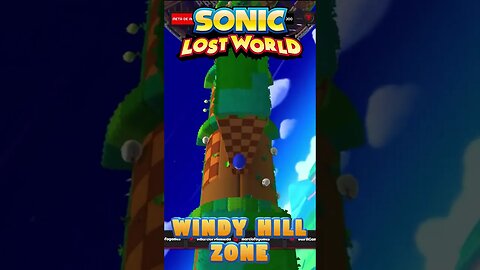 SONIC LOST WORLD: WINDY HILL ZONE #shorts