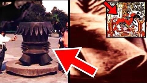 Rocket Thruster Beneath Pakal's Tomb?