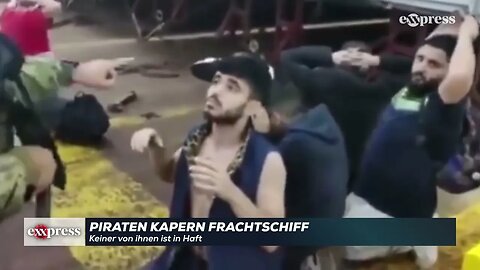 Jetzt in Europa: Das sind die Asyl-Piraten, die das Frachtschiff kaperten