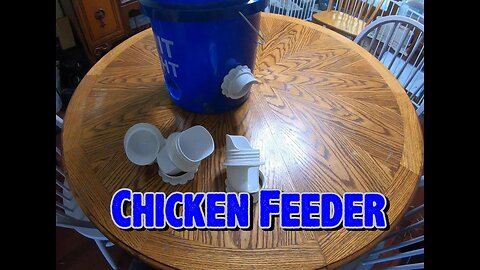 Bucket Chicken Feeder