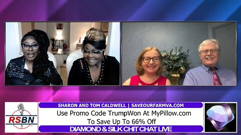 Diamond & Silk Chit Chat Live Joined by: Sharon and Tom Caldwell 7/11/22