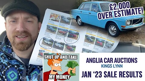 Anglia Classic Car Auctions January Sale 2023 Results, Review & Analysis - How did my picks do?