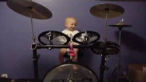 Tot Boy Rockstar Plays The Drums