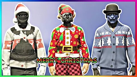 Top 3 Best Tryhard Christmas Male Outfits (Festive Surprise Update) (GTA Online)