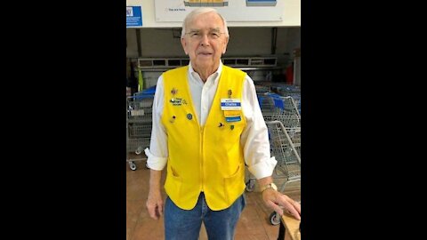 Charlie, Retiree Walmart Greeter