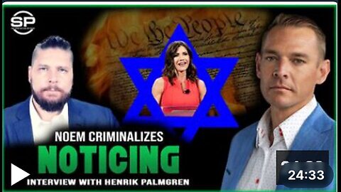 Zionist Kristi Noem DESTROYS Free Speech: South Dakota Governor Bows To Jewish Power