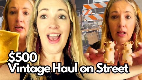 Trash to Treasure: $500 Vintage Haul Found on the Street