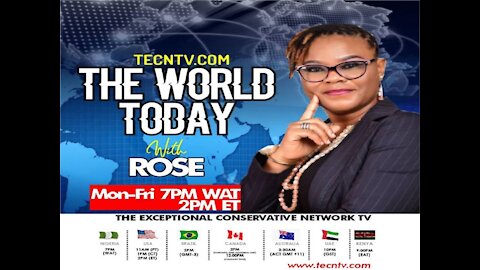 TECNTV.com / THE WORLD TODAY WITH ROSE OCHEME-OJABO / Episode 1 June 2021