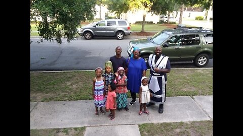 BECKLES HEBREW BIBLE ACADEMY IN AIKEN, SC: DIRECTOR AND PROFESSOR BISHOP AZARIYAH WITH HIS FAMILY