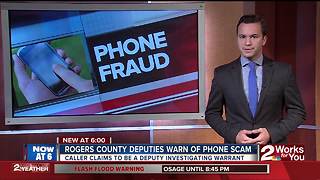 Rogers County Sheriff's Office warns of scam