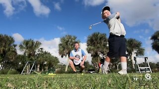 Pint-sized putter bringing kindness to the game of golf