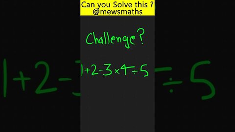 comment the ans ? | MEWS Maths #ssc #shorts