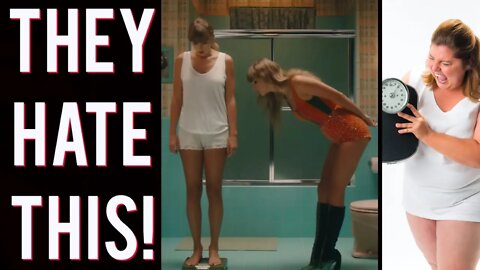 She’s FATphobic! Taylor Swift SLAMMED for stepping on a scale in Anti-Hero music video!