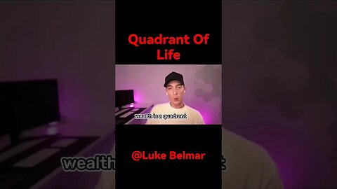 How Many Quadrants You Have In Your Life? #lukebelmar #wealth #success