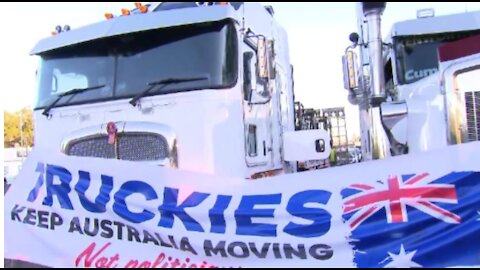 Aussie Trucker Stand For Freedom!