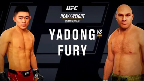 EA Sports UFC 4 Gameplay Tyson Fury vs Song Yadong