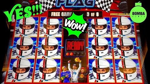 MERMAIDS & CHECKERED FLAGS!!! #LasVegas Casino #SlotMachine