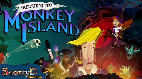 Return to Monkey Island, Part 1 / Melee Island Feels Like Home... (Full Game First Hour Intro Hard)