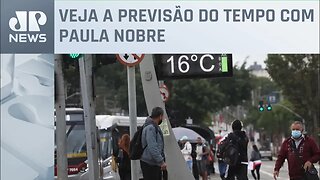 Frente fria avança sobre o Sudeste brasileiro nesta quarta (10); geada continua no Sul