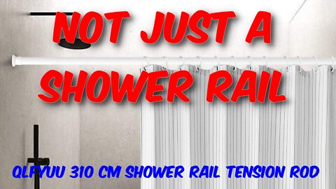 Qlfyuu 310 cm Shower Rail Tension Rod