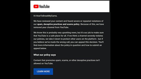 🎉🎆I GOT BANNED FROM YOUTUBE FOR FAKE BS REASONS 🎉🎆