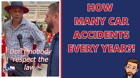 HOW MANY CAR ACCIDENTS HAPPEN EVERY YEAR IN TEXAS? | Asking drivers at Post Market in Houston, TX 🚗