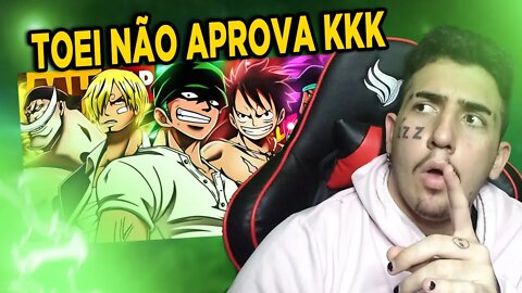 REACT Tipo ( Barba Negra 🧔🏾 | Barba Branca 💪🌊 | Sanji 🦵🔥 | Luffy 🤛🏻👒 | Zoro ⚔️🗡️ ) | 5 em 1 | MHRAP