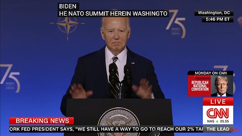 Biden gives closely watched speech at NATO summit