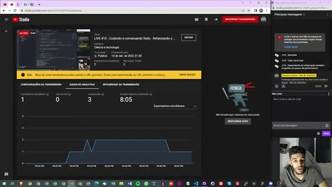 LIVE #10 - Codando e conversando fiado - Refatorando o código do Martin - #programming #nod