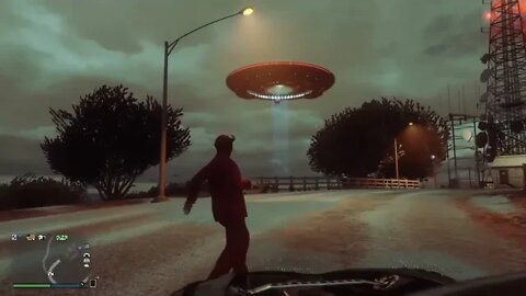 Ufo and Lazer gun fire GTA V