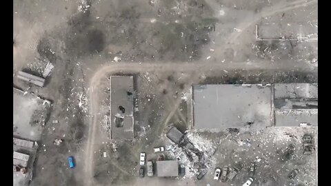 11.05.2022 dropping a grenade from a cup from a quadrocopter to the positions of Ukrainian troops