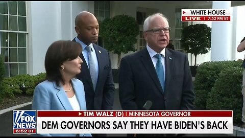 Gov Tim Walz Claims Biden Is Fit For Office