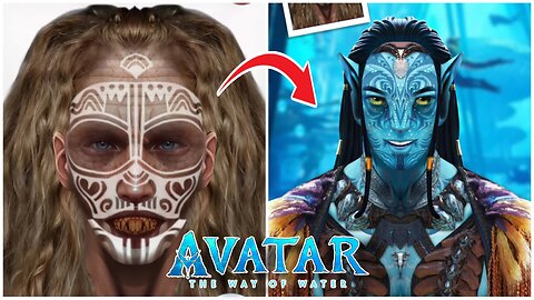 ASMR - horror to avatar makeup || animation video