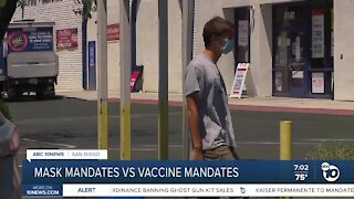 Americans might prefer vaccine mandates over mask mandates