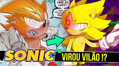 Sonic Virou Vilão ?! - Quem é Super Sonic Fleetway ?! #shorts