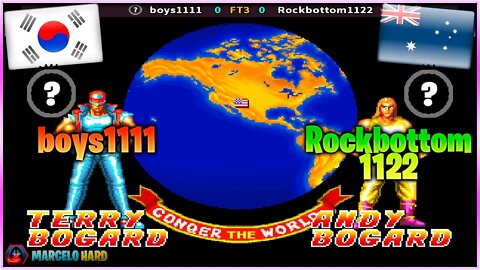 Fatal Fury 2 (boys1111 Vs. Rockbottom1122) [South Korea Vs. Australia]