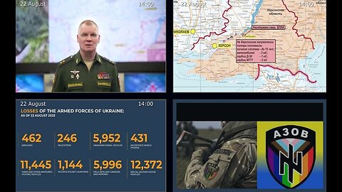 22.08.23⚡️ Russian Defence Ministry report on the progress of the deNAZIficationMilitaryQperationZ