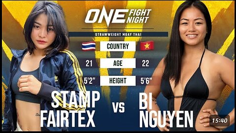 The Sound Of Those SHOTS 👊🔊 Stamp Fairtex vs. Bi Nguyen Full Fight