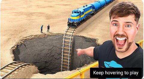 Train Vs Giant Pit